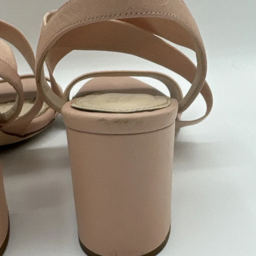 Cole Haan Aniston Elastic Sandal Mahogany Rose Leather 6.5‎  2.75